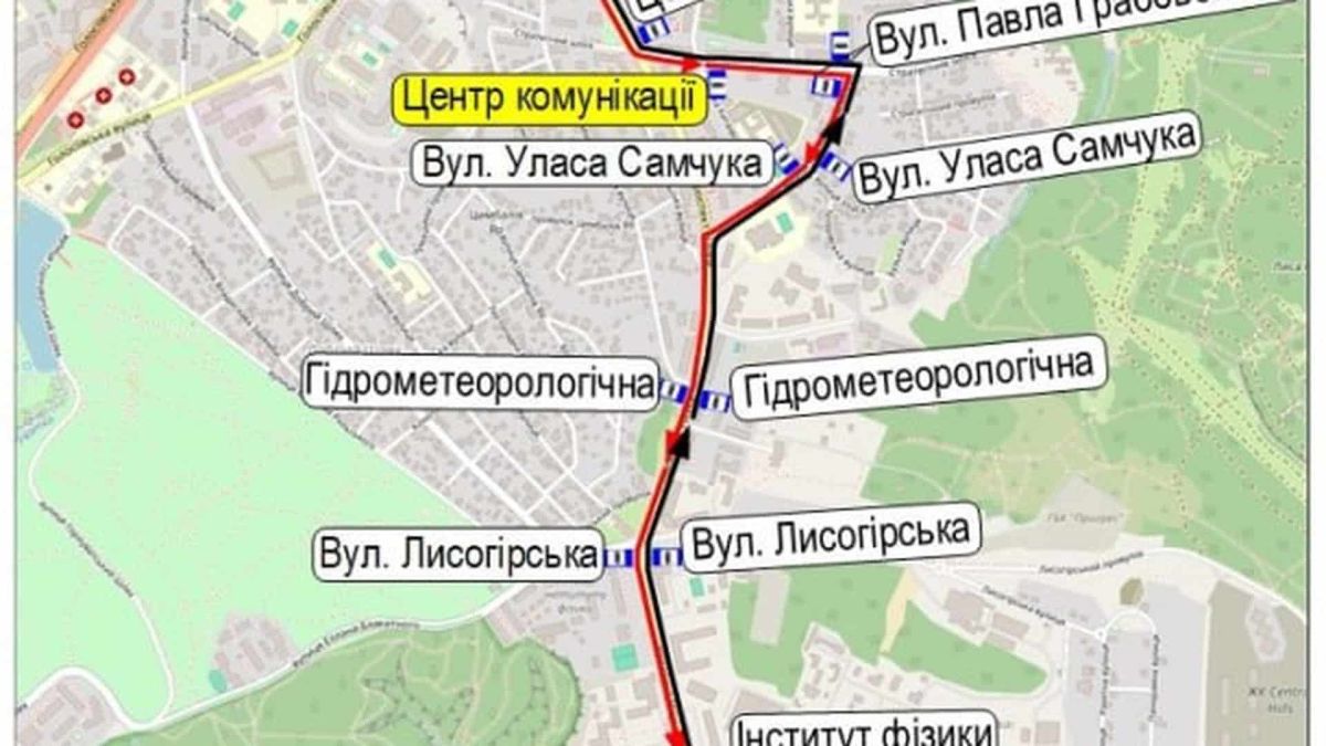 Нічний автобус №134-Н з’єднає Центральний вокзал із Позняками через міст Патона
