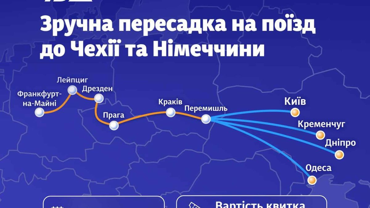 Renfe запускає нічний поїзд Перемишль — Франкфурт із 1 серпня: квитки від 15 євро